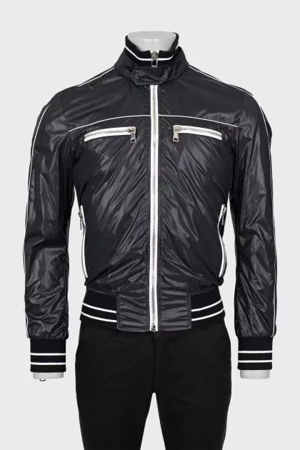 Men's slim tit windbreaker with tag