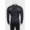 Men's windbreaker combined color with tag