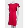 Pink dress with frills