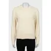 Beige jumper with tag