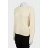 Beige jumper with tag