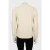 Beige jumper with tag