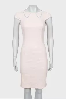 Pink short sleeve dress