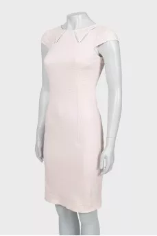 Pink short sleeve dress