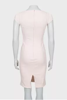 Pink short sleeve dress