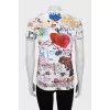 Printed oversized T-shirt