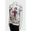 Printed oversized T-shirt