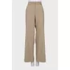 Beige palazzo pants