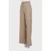 Beige palazzo pants