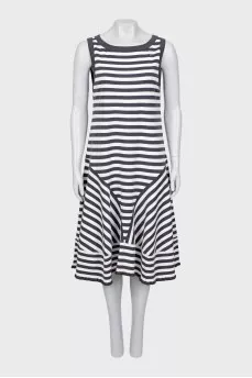 Striped loose-fitting sundress