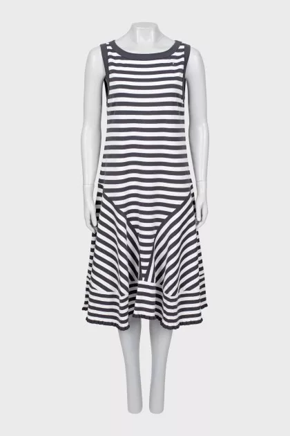 Striped loose-fitting sundress