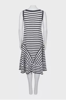 Striped loose-fitting sundress