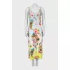 Maxi sundress in abstract print
