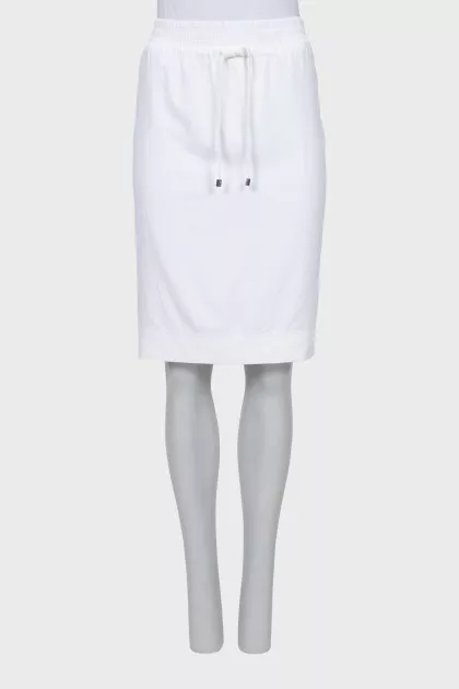White tie skirt