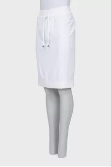 White tie skirt