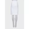 White tie skirt