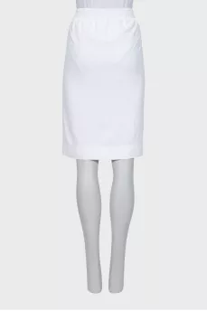 White tie skirt