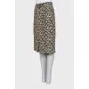 Floral fitted skirt