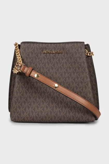 Hobo bag in signature print