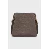 Hobo bag in signature print