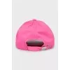 Pink cap with signature patch