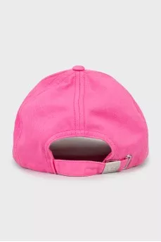 Pink cap with signature patch