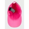 Pink cap with signature patch