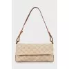 Shoulder bag in signature print
