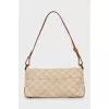 Shoulder bag in signature print