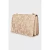 Rectangular bag with chain