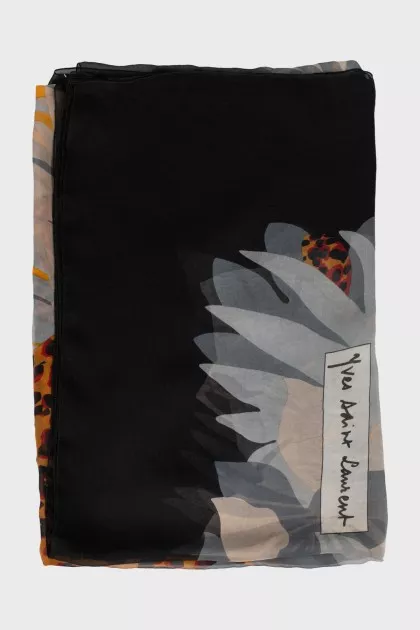 Animal print scarf