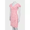 Floral draped dress