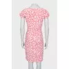Floral draped dress