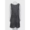 Sleeveless knitted dress