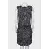Sleeveless knitted dress