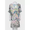 T-shirt and skirt suit