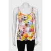 Floral tank top