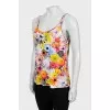 Floral tank top