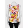 Floral tank top