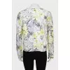 Floral button-down blouse