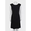Black wool and cashmere dress