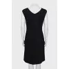 Black wool and cashmere dress