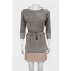 Combined tie dress