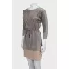 Combined tie dress