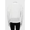 Translucent blouse with a pattern
