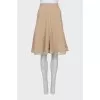 Woven fitted skirt