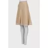 Woven fitted skirt