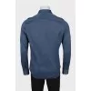 Men's blue fitted shirt