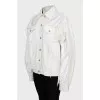 White denim jacket