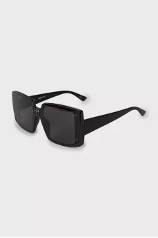 Black rectangular sunglasses